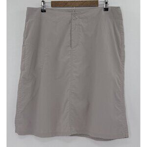Kathmandu Gray A-Line Outdoor Skirt EZ Care Nylon Size 16 Atheisure